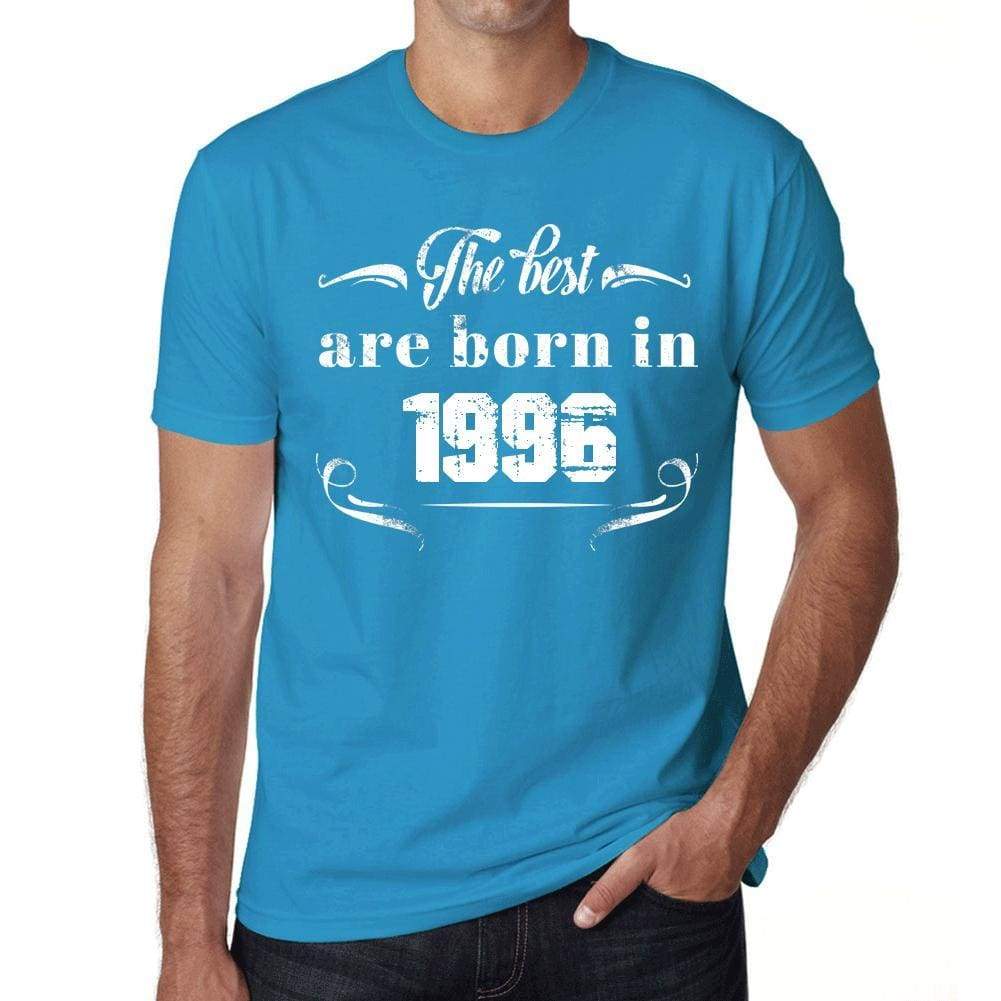 The Best Are Born In 1996 Mens T-Shirt Blue Birthday Gift 00399 - Blue / Xs - Casual