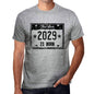 The Star 2029 Is Born Mens T-Shirt Grey Birthday Gift 00454 - Grey / S - Casual