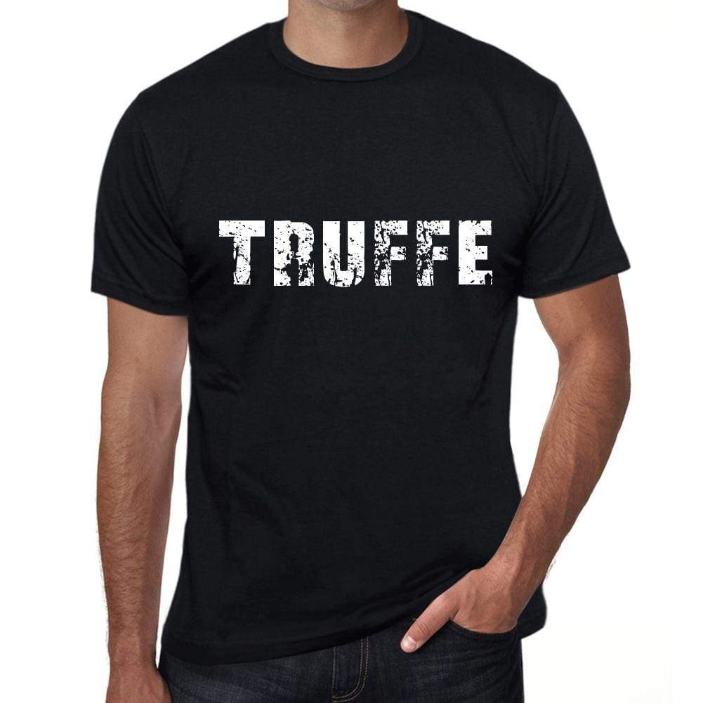Truffe Mens Vintage T Shirt Black Birthday Gift 00554 - Black / Xs - Casual