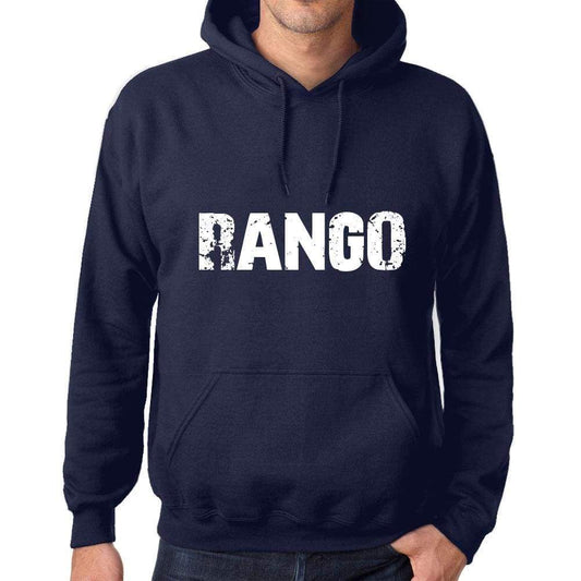 Unisex Printed Graphic Cotton Hoodie Popular Words Rango French Navy - French Navy / Xs / Cotton - Hoodies