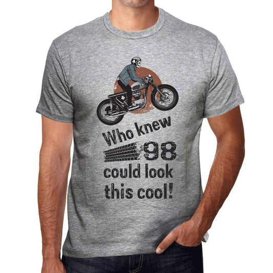 Who Knew 98 Could Look This Cool Mens T-Shirt Grey Birthday Gift 00417 00476 - Grey / S - Casual